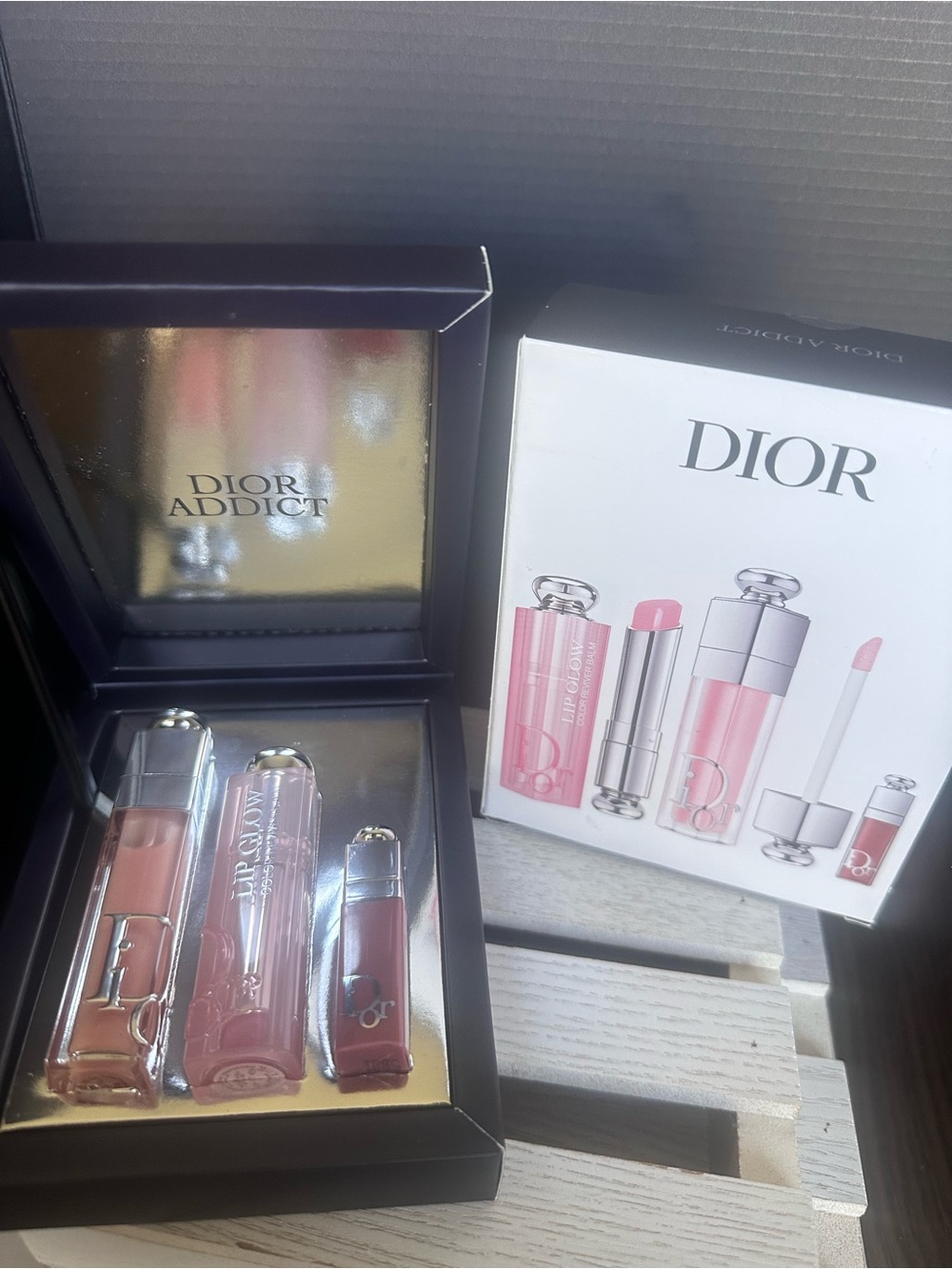 Dior Pink Lip Set – Lipstick, Lip Glow & Gloss Trio - Picture 7 of 10